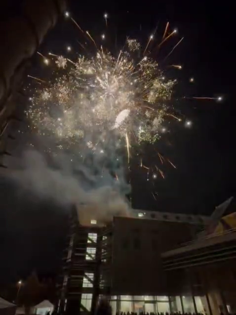 Feu d'artifice 150 ans Institut Catholique Lille