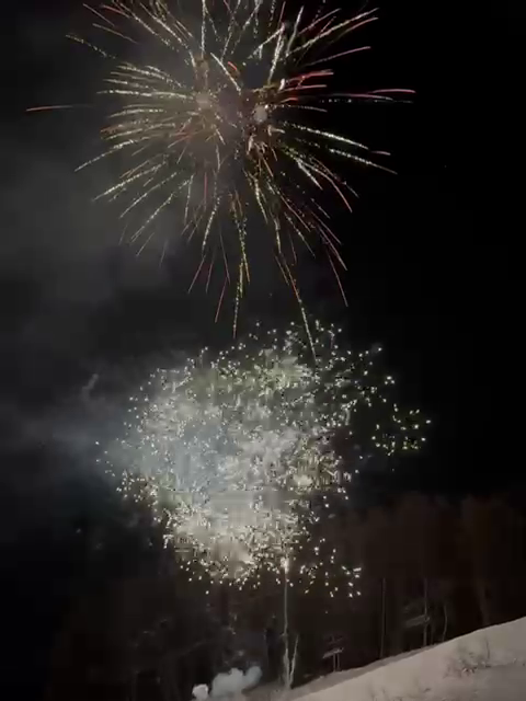 Feu d'artifice Les Coches La Plagne