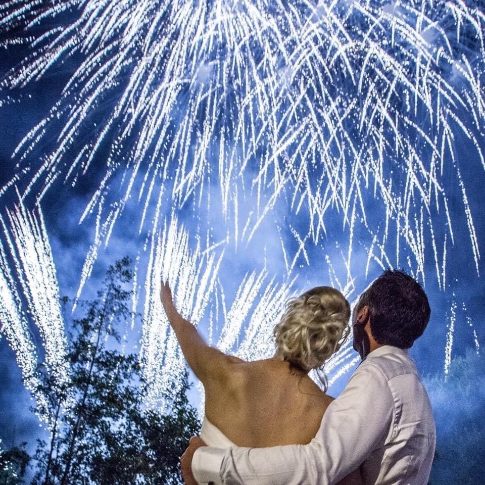 Exemple feu d'artifice mariage 1